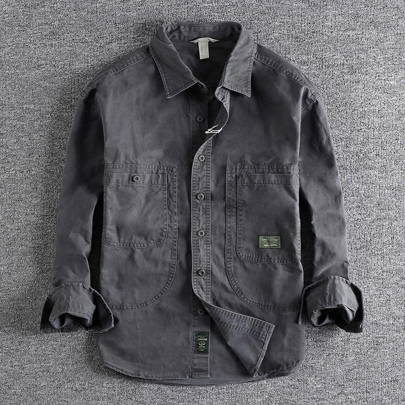 Stylisches Zeitloses Retro Hemd für Herren
