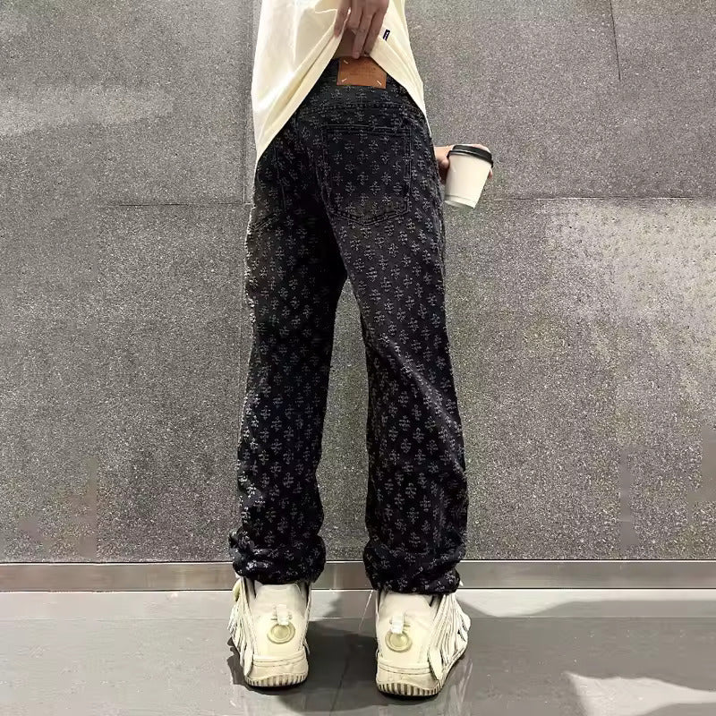 Jacquard Jeans für Herren