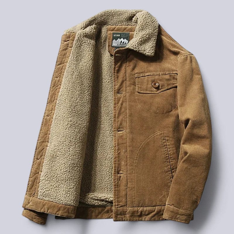 Benjamin Bequeme und Stylische Cordjacke