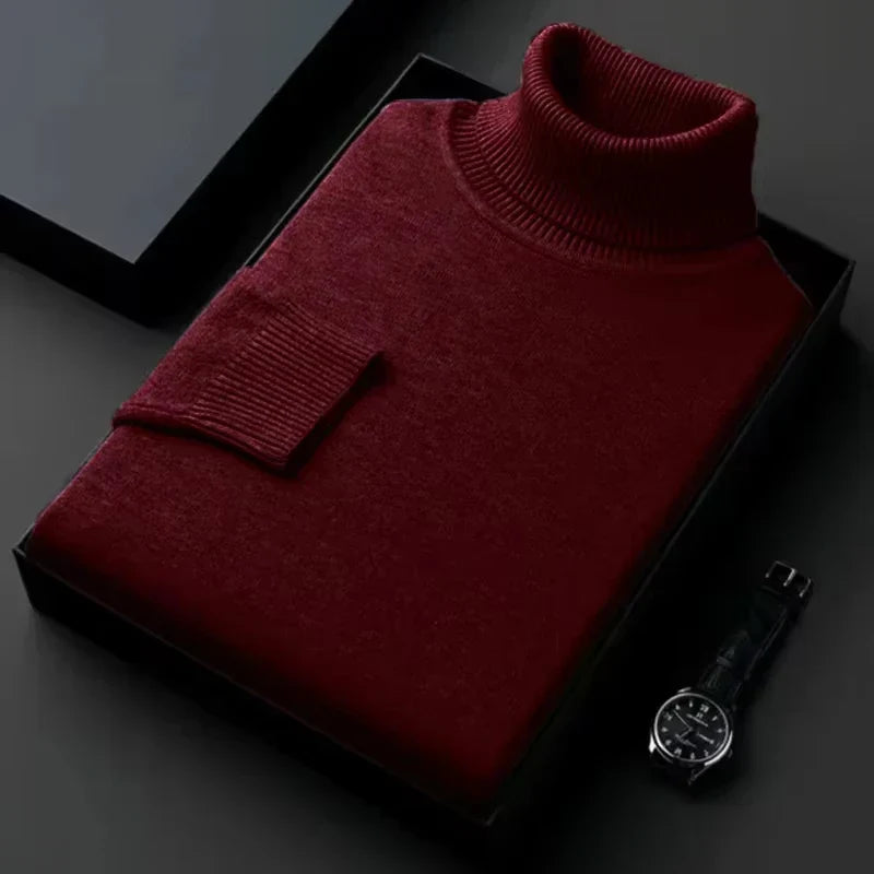 Jacob Klassischer Rollkragenpullover