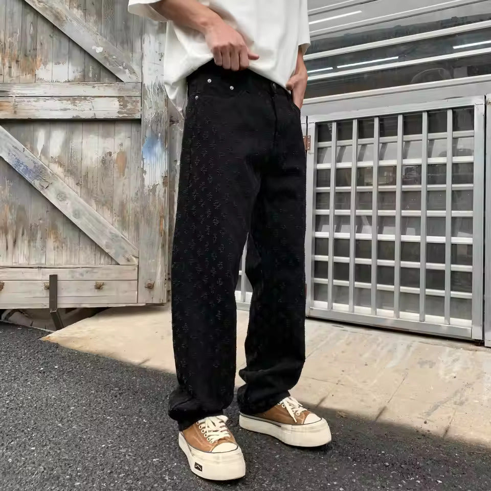 Jacquard Jeans für Herren