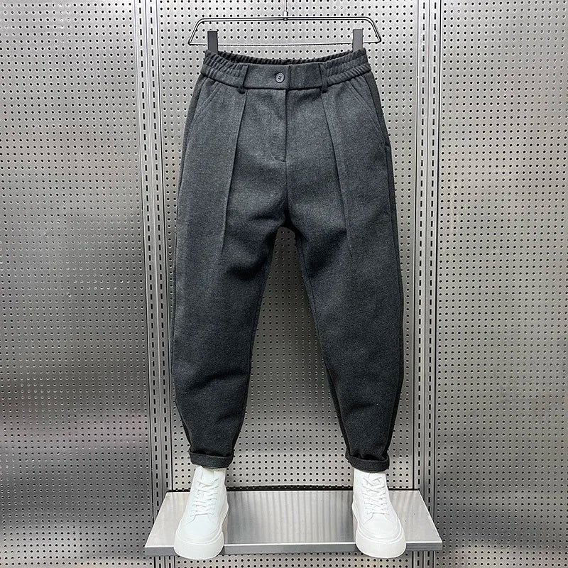 Elegante melierte Hose für Herren