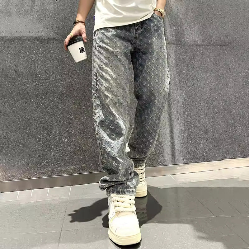 Jacquard Jeans für Herren