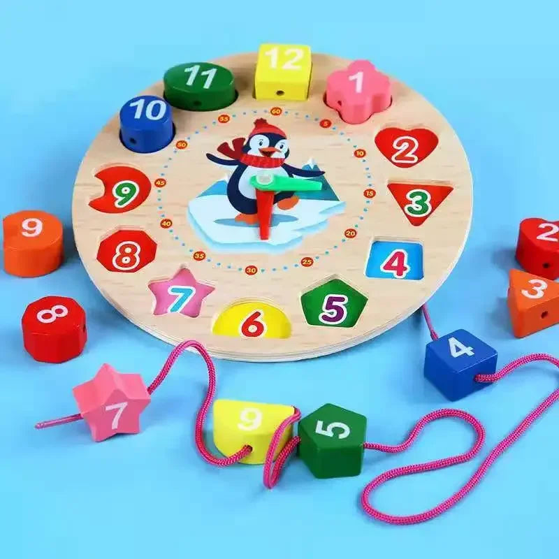 Montessori Holzspielzeug Pinguin oder Ente
