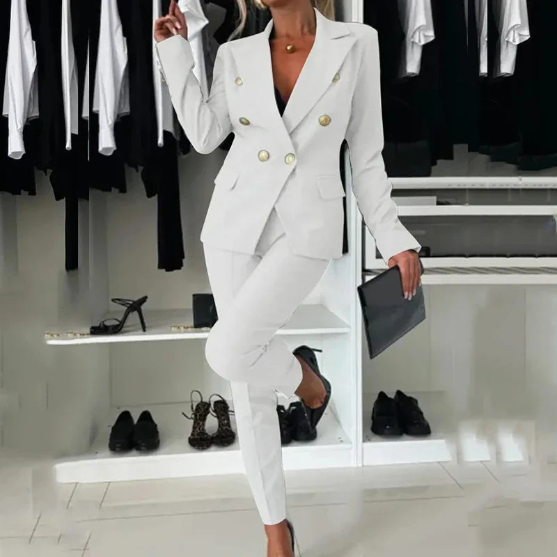 Elegantes Zweiteiliges Business Set für Damen