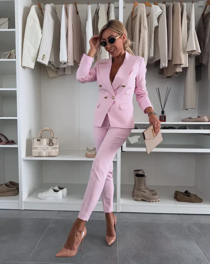 Elegantes Zweiteiliges Blazer Set für Damen
