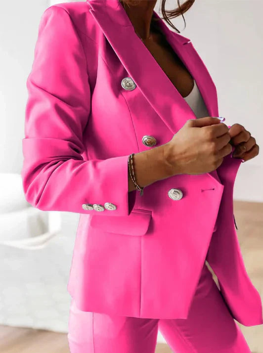 Elegantes Zweiteiliges Blazer Set für Damen
