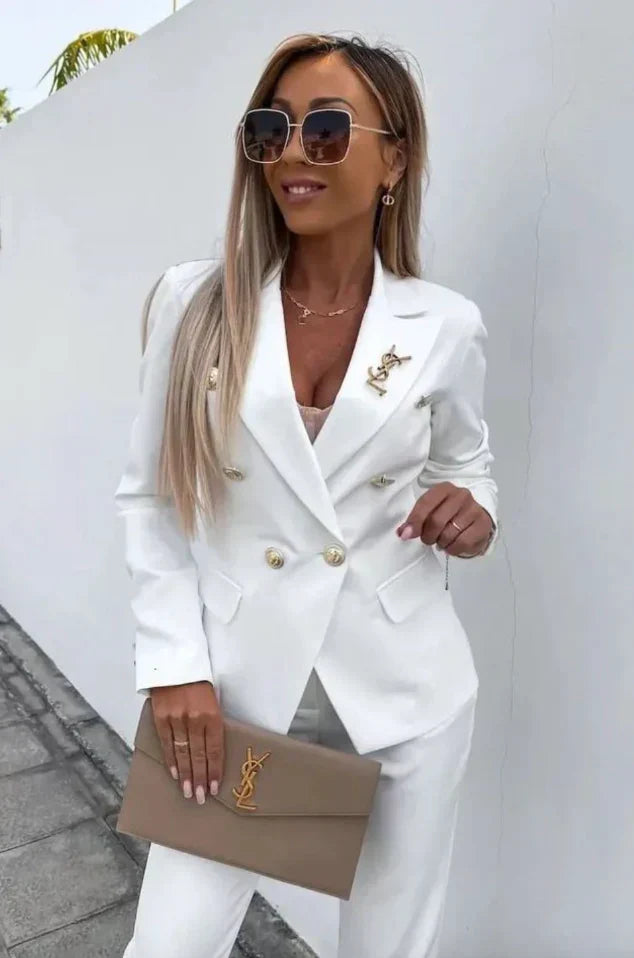 Elegantes Zweiteiliges Blazer Set für Damen