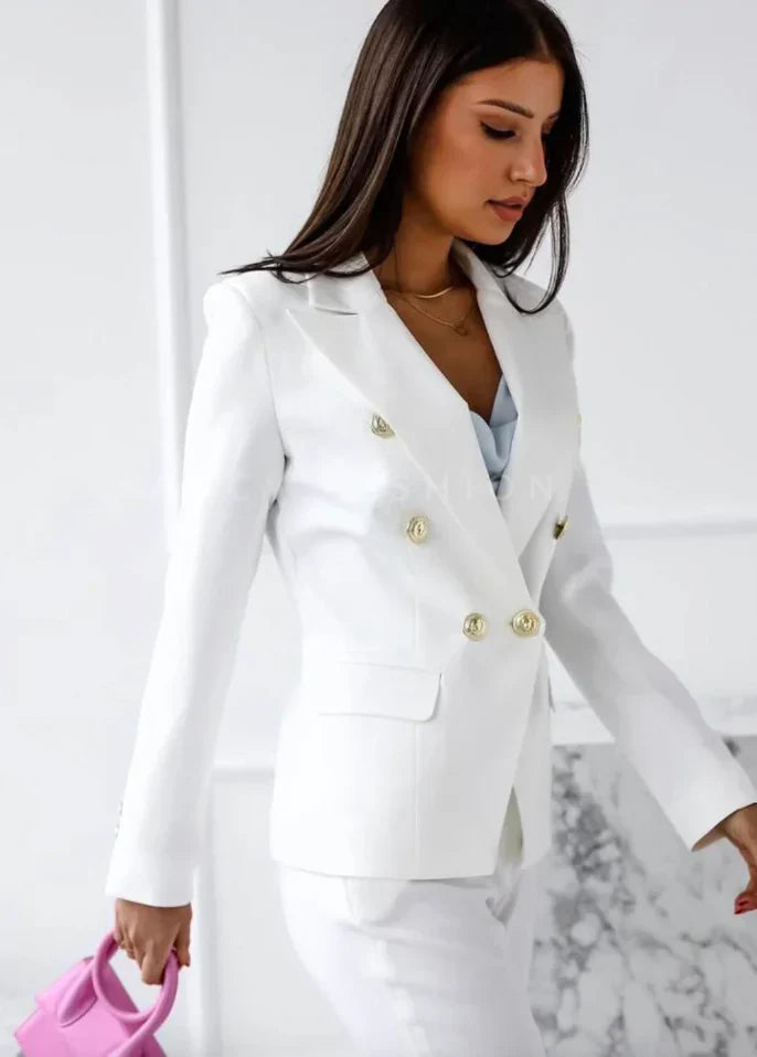 Elegantes Zweiteiliges Blazer Set für Damen