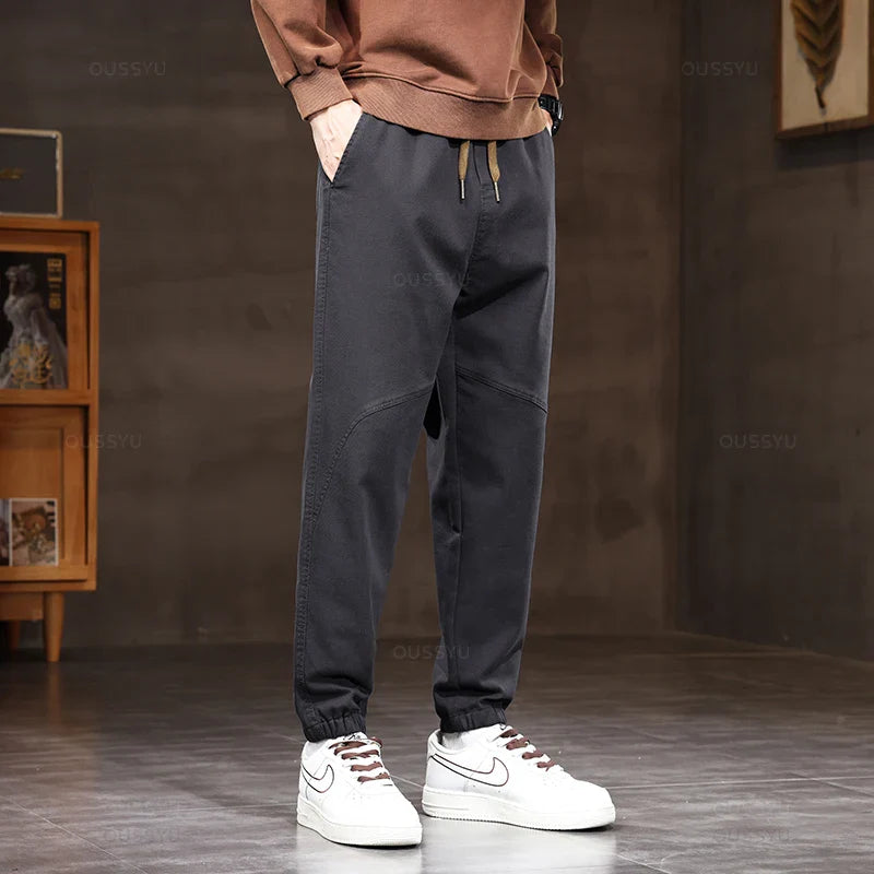 Stylische Lockere Cargo Freizeithose für Herren