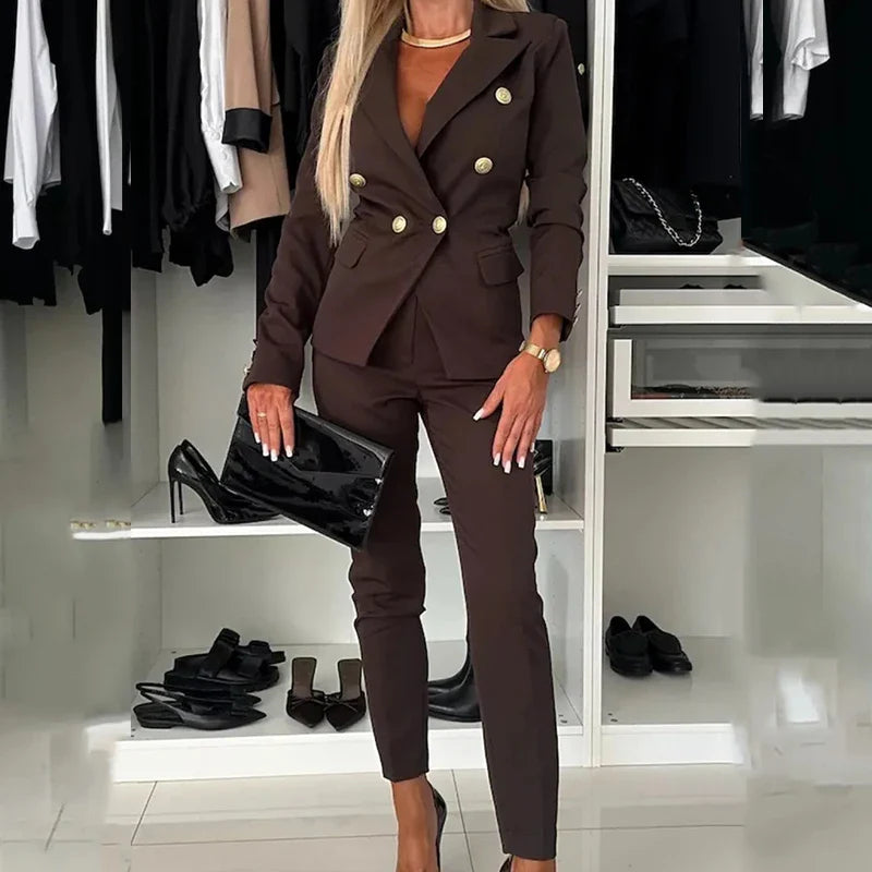 Elegantes Zweiteiliges Business Set für Damen