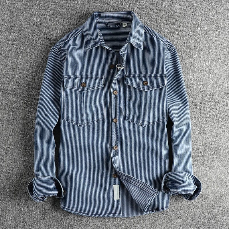 Theodor Schickes Denim Hemd