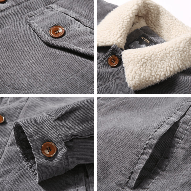 Benjamin Bequeme und Stylische Cordjacke