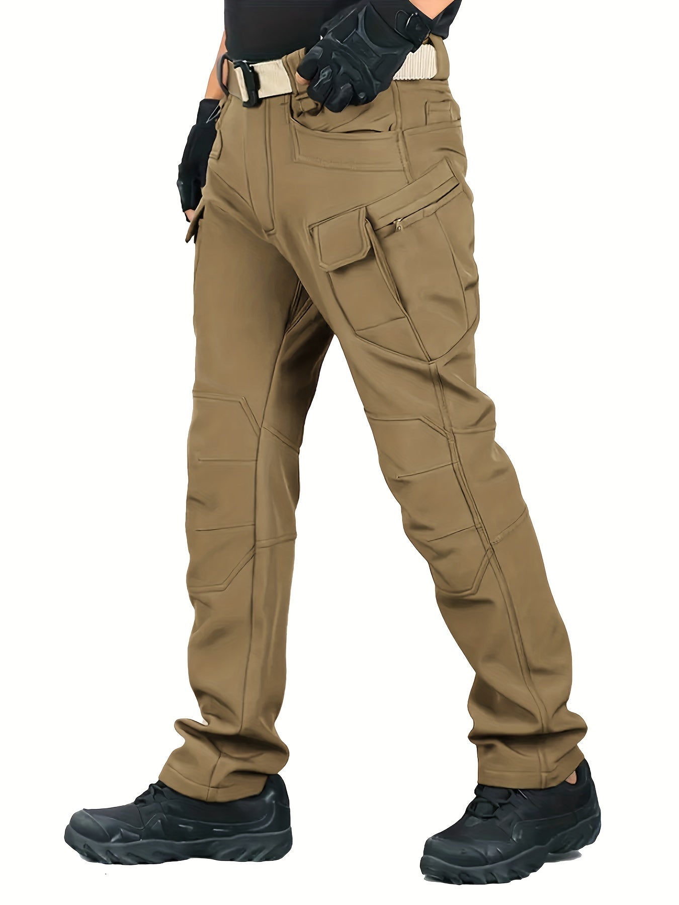 Warme und Dehnbare Taktische Hose mit Fleecefutter