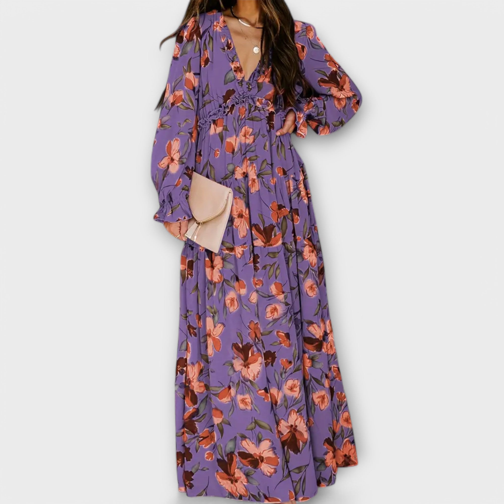 Helen Elegantes Maxi Kleid für Damen