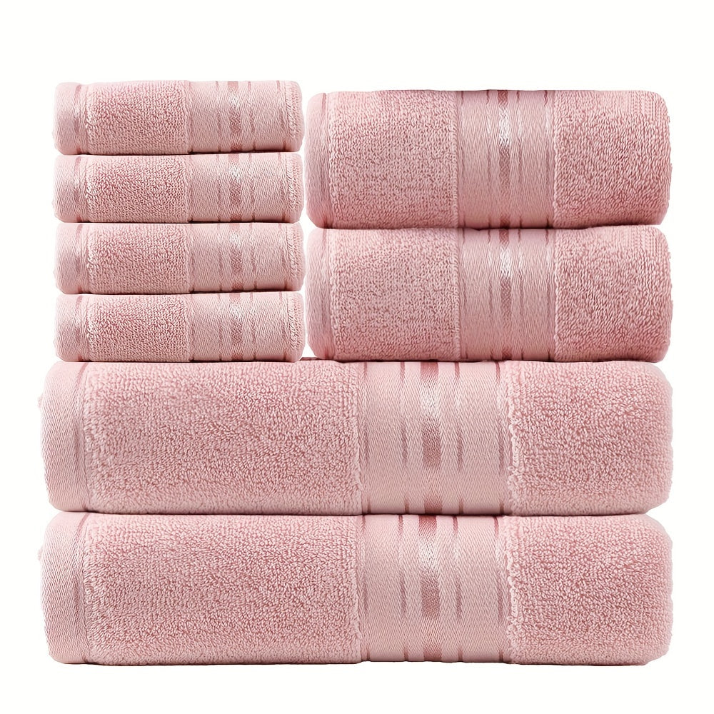 Stylisches 8-teiliges Badetuch-Set