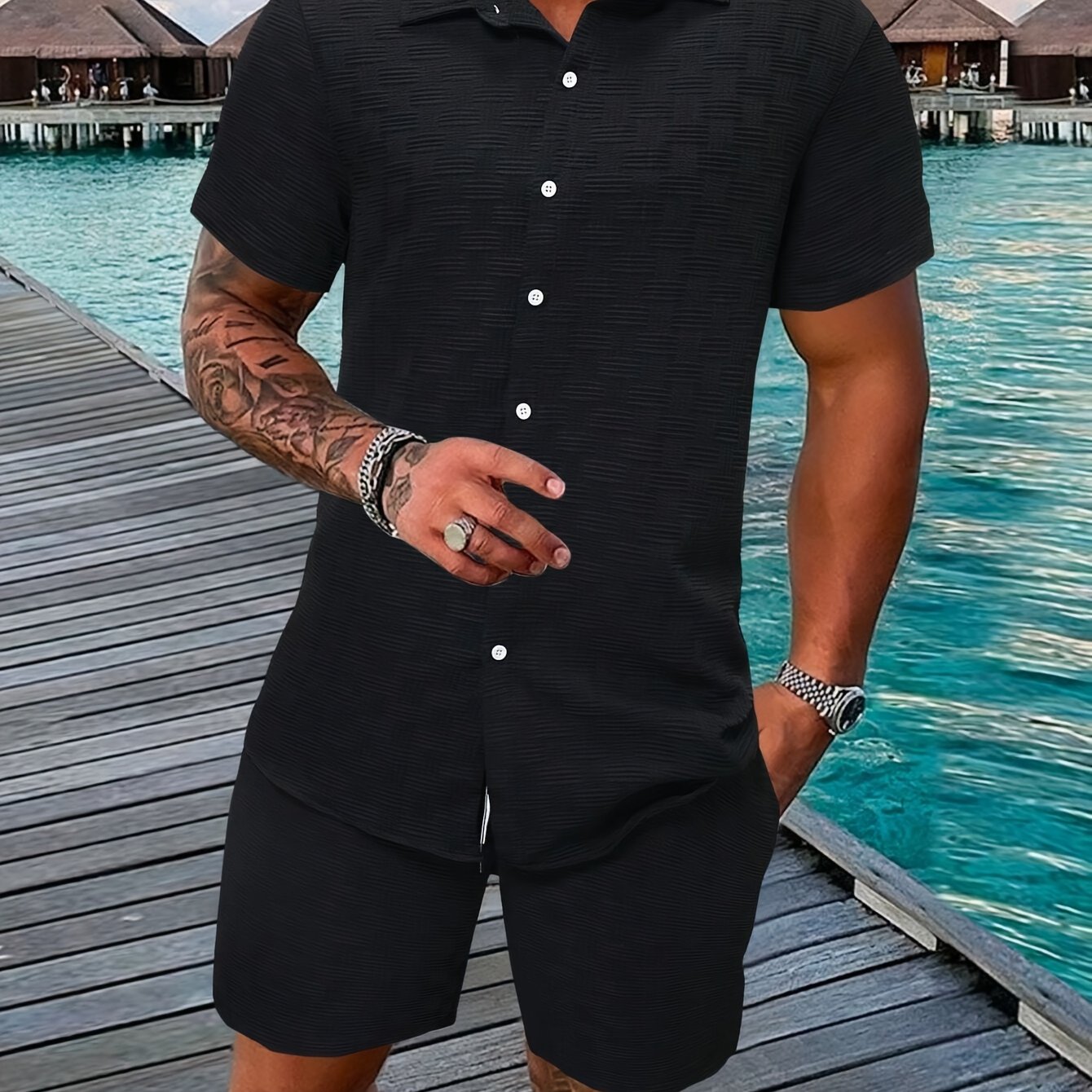 Leichtes Sommer Beach-Set für Herren