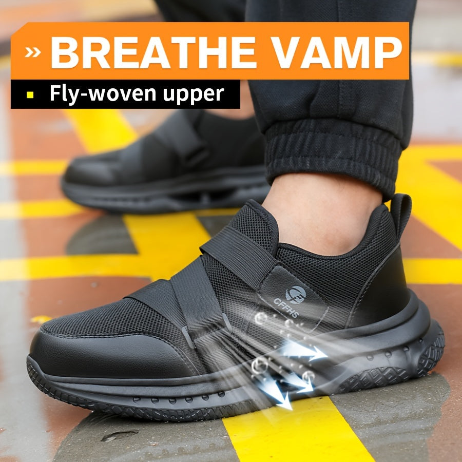 Minimalistische Ganzjahres Industrie und Bauschutzschuhe mit Stahlkappe
