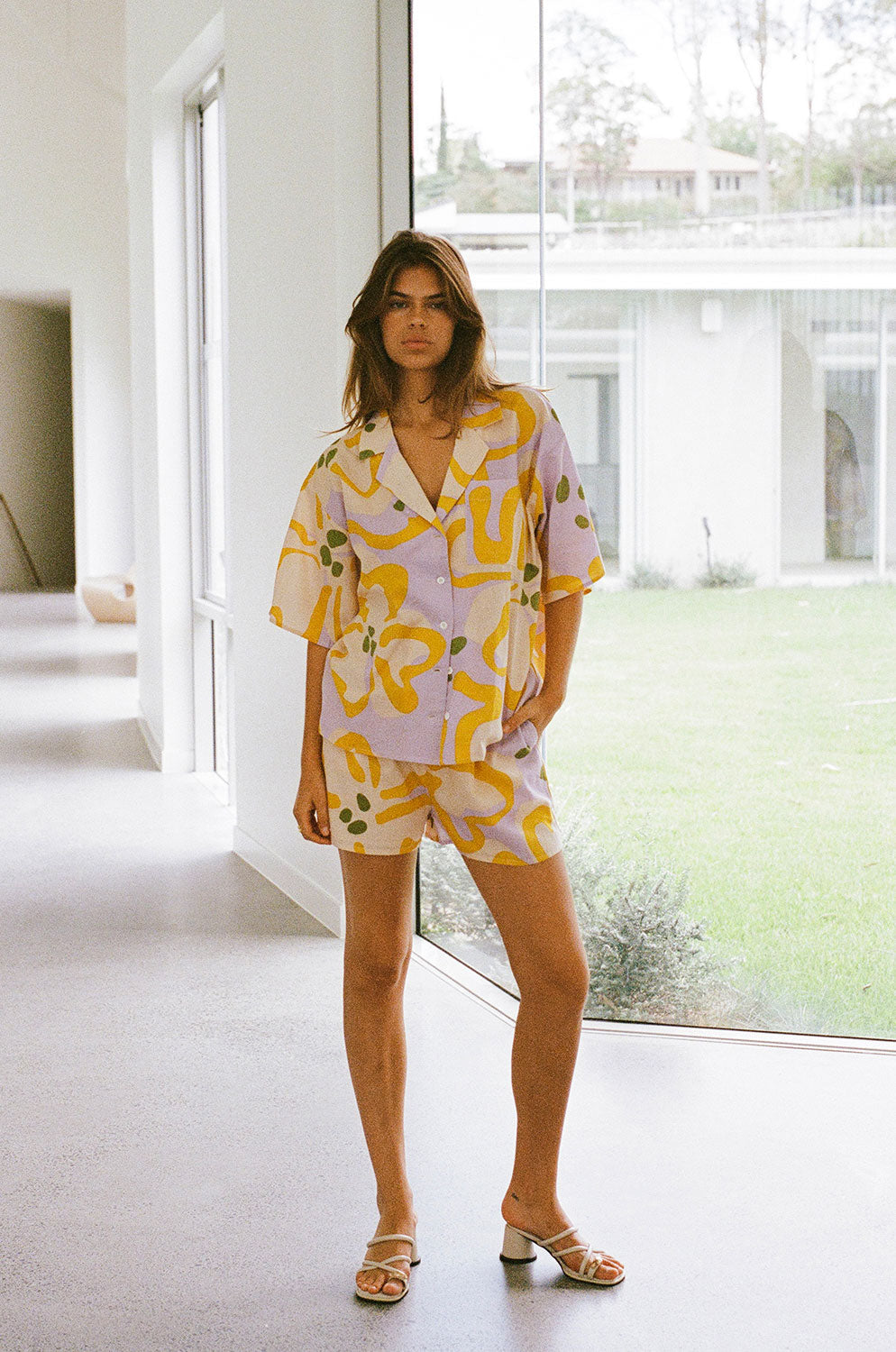 Flora Bluse mit Blumenmuster für Damen