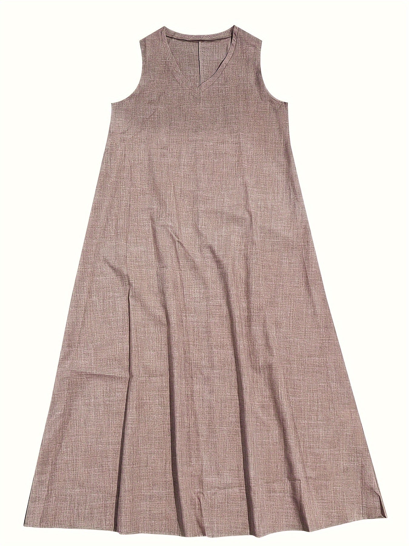 Leinen Mix Kleid für Damen