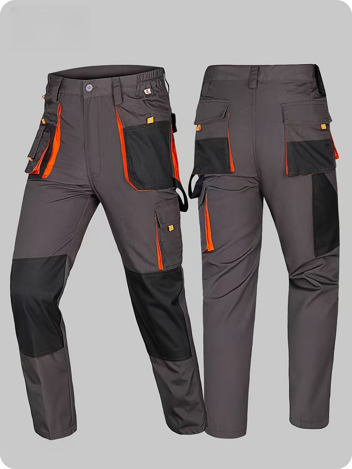 Hochwertige Arbeitshosen mit verstärktem Design und großen Taschen für Herren