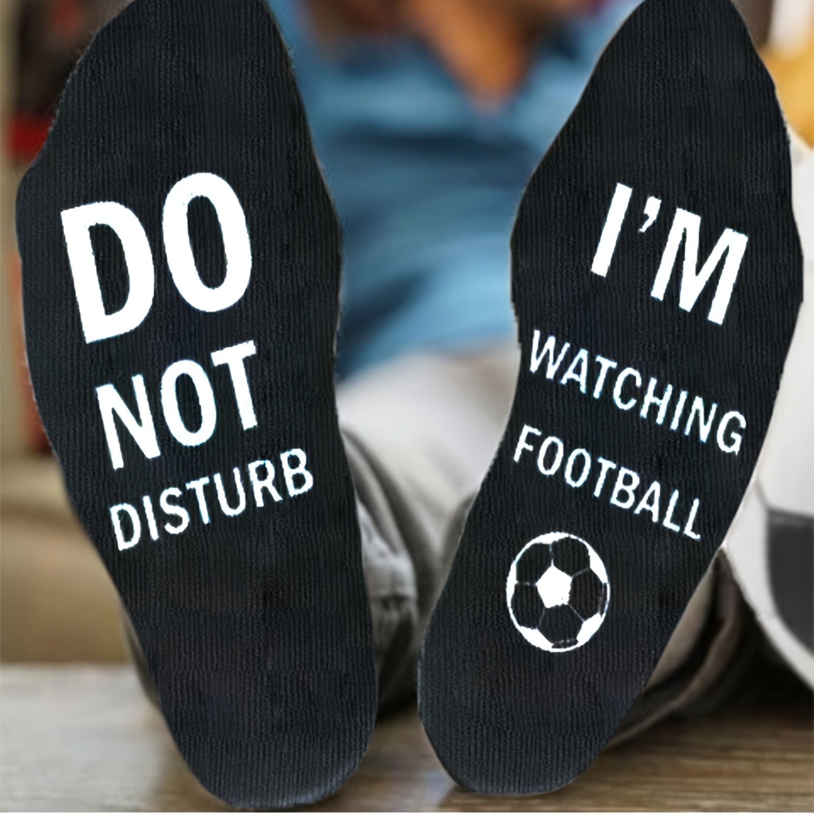 Atmungsaktive Bitte Nicht Stören Fußball Themen Socken