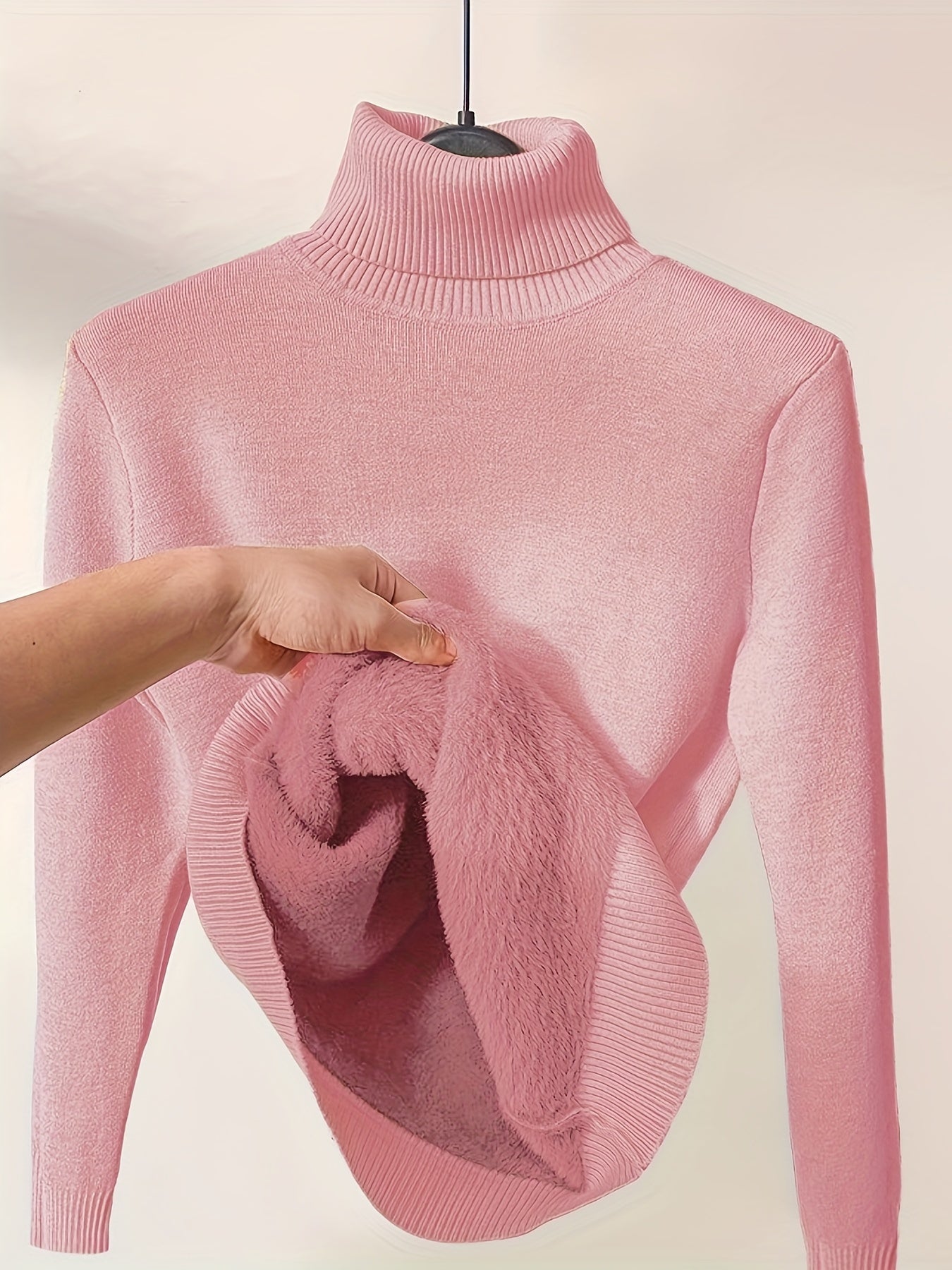 Lässiger Warmer Rollkragenpullover