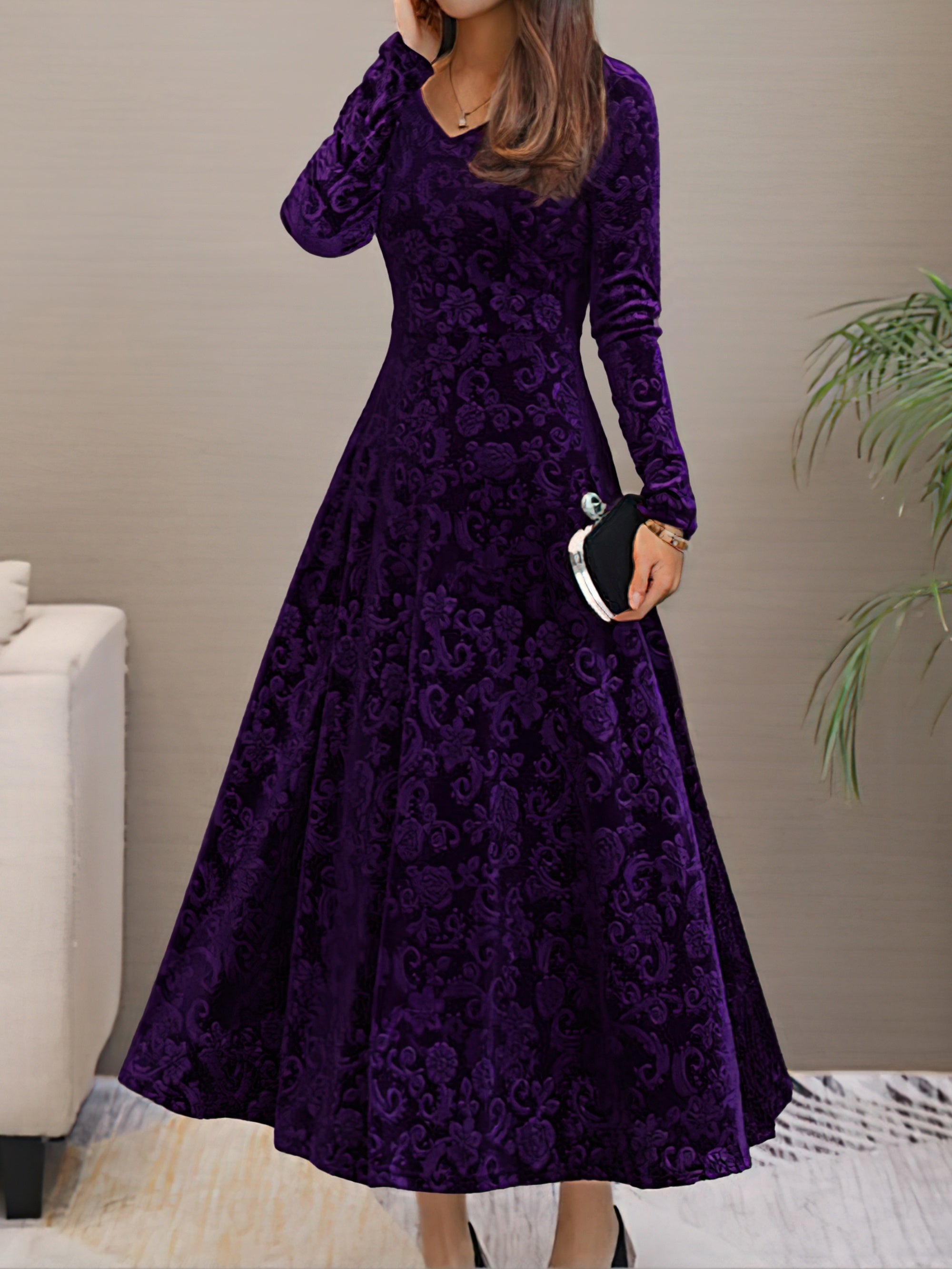 Elegantes Langarmkleid für Damen