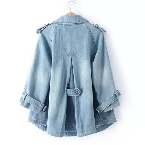 Eleganter Denim-Cape für Damen