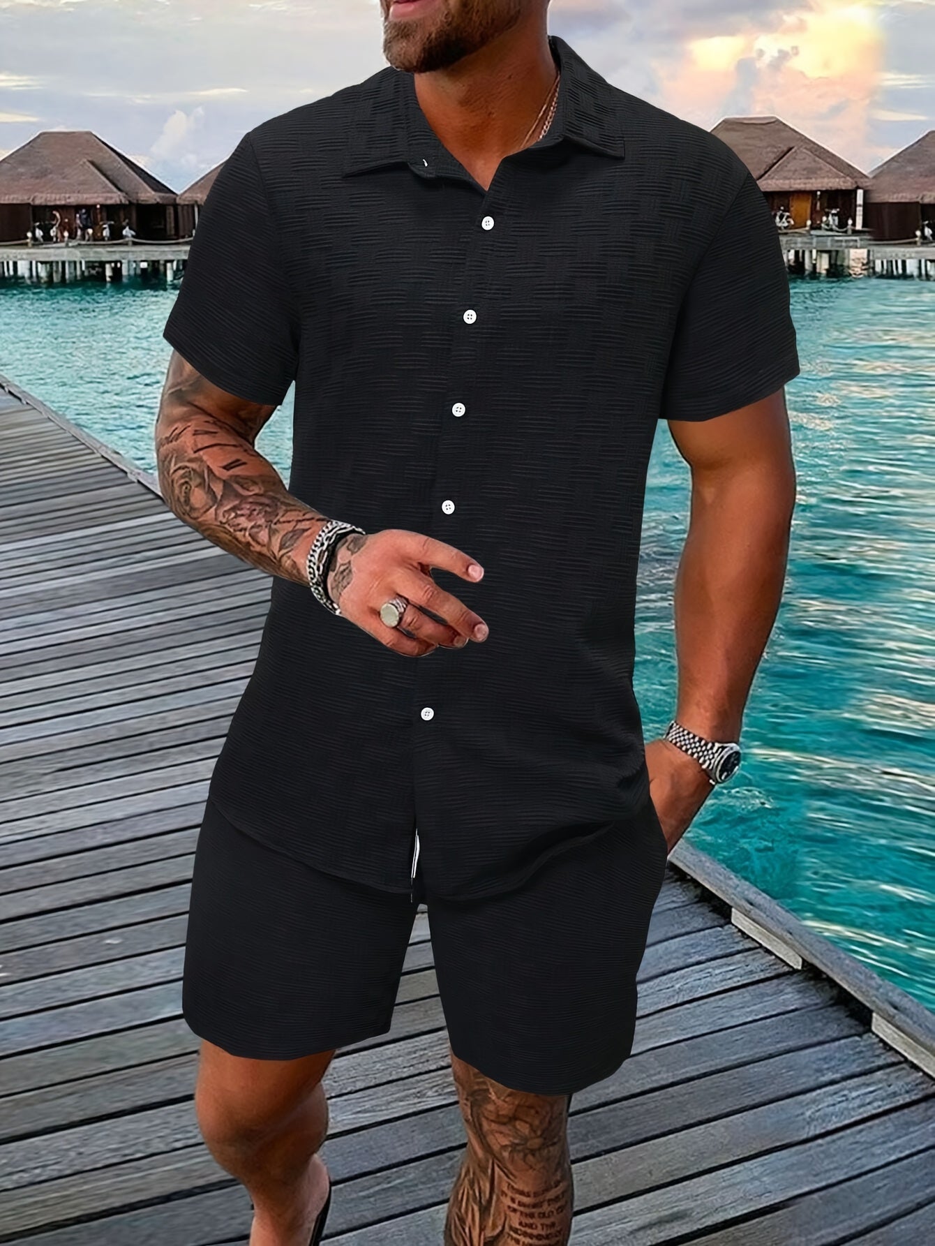 Leichtes Sommer Beach-Set für Herren