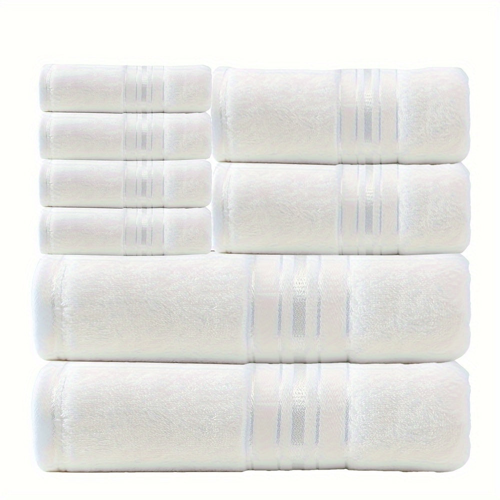 Stylisches 8-teiliges Badetuch-Set