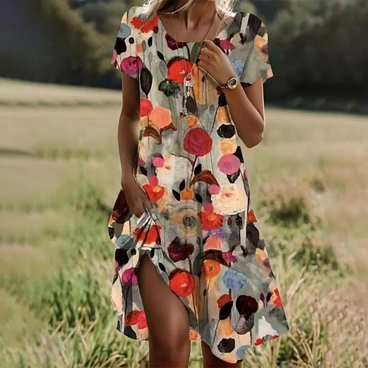 Vintage-Kleid für Damen