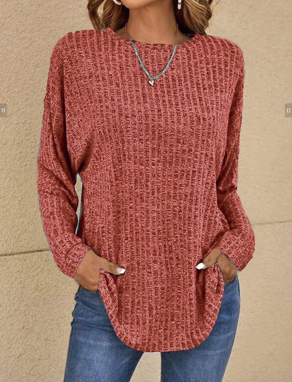 Agnes Bequemer Wollpullover