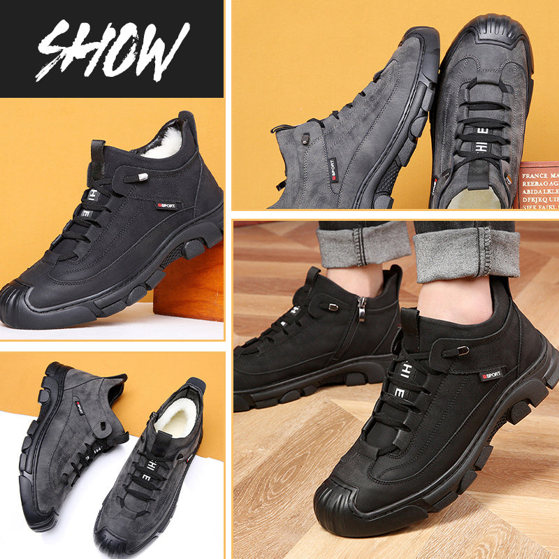 David Herren-Wintersneakers mit Kunstfellfutter