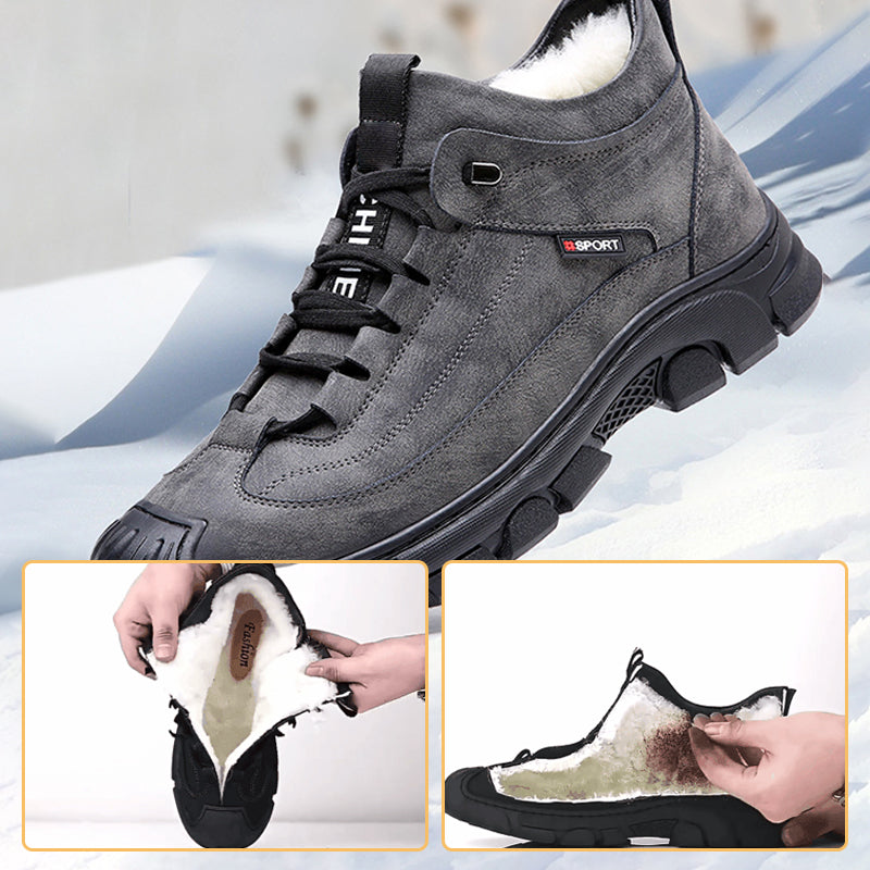 David Herren-Wintersneakers mit Kunstfellfutter