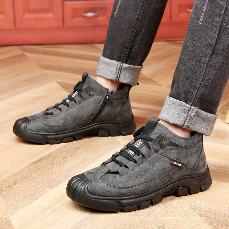 David Herren-Wintersneakers mit Kunstfellfutter