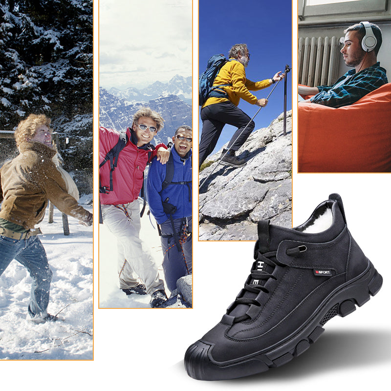 David Herren-Wintersneakers mit Kunstfellfutter