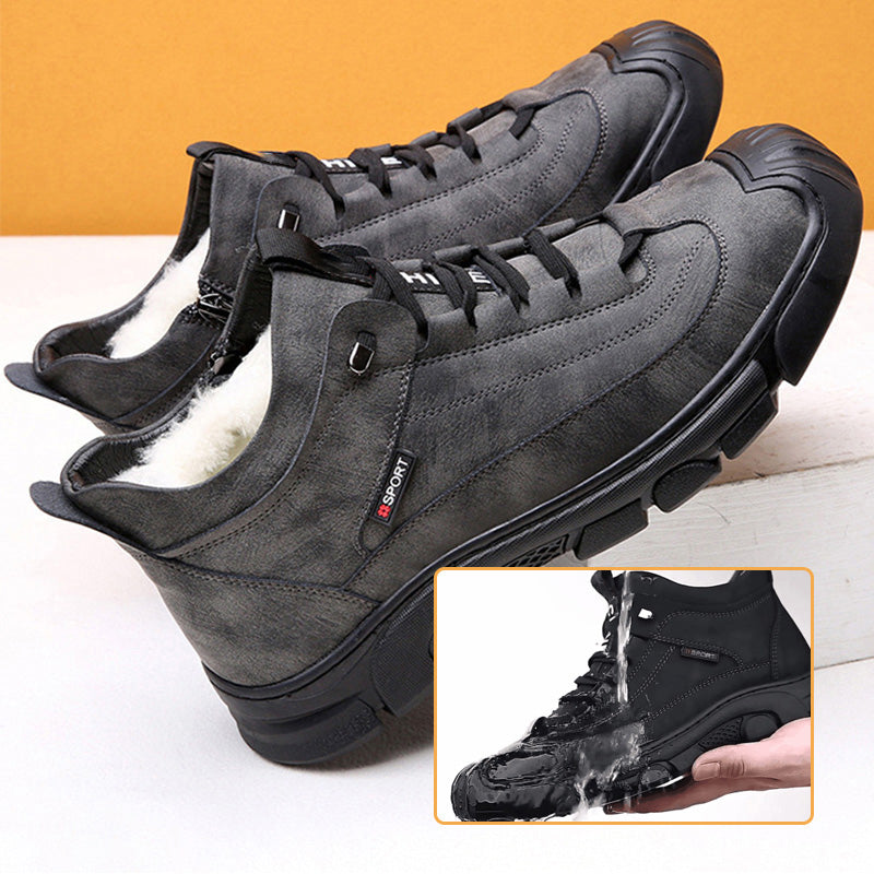 David Herren-Wintersneakers mit Kunstfellfutter