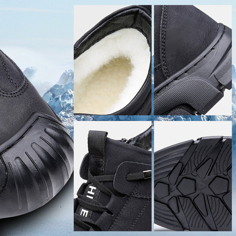 David Herren-Wintersneakers mit Kunstfellfutter