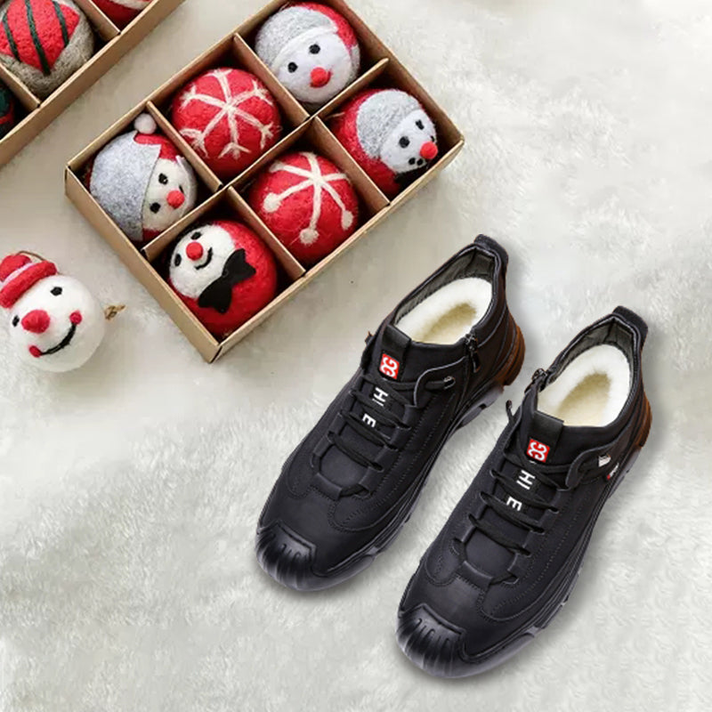 David Herren-Wintersneakers mit Kunstfellfutter